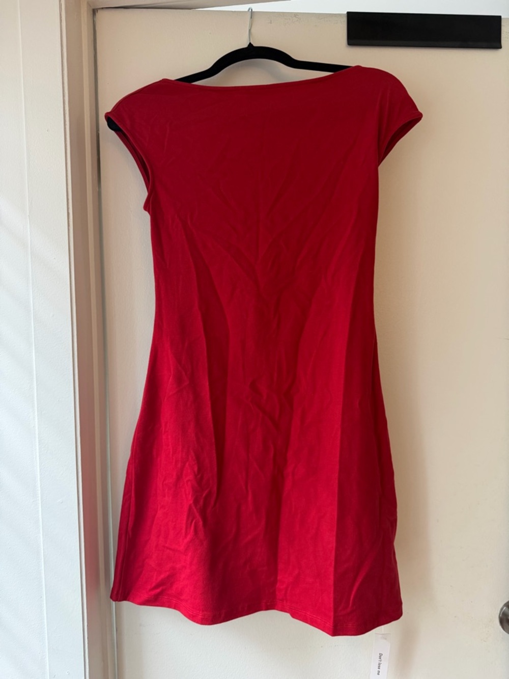 NWT Reformation Red Cap-Sleeve Mini Dress